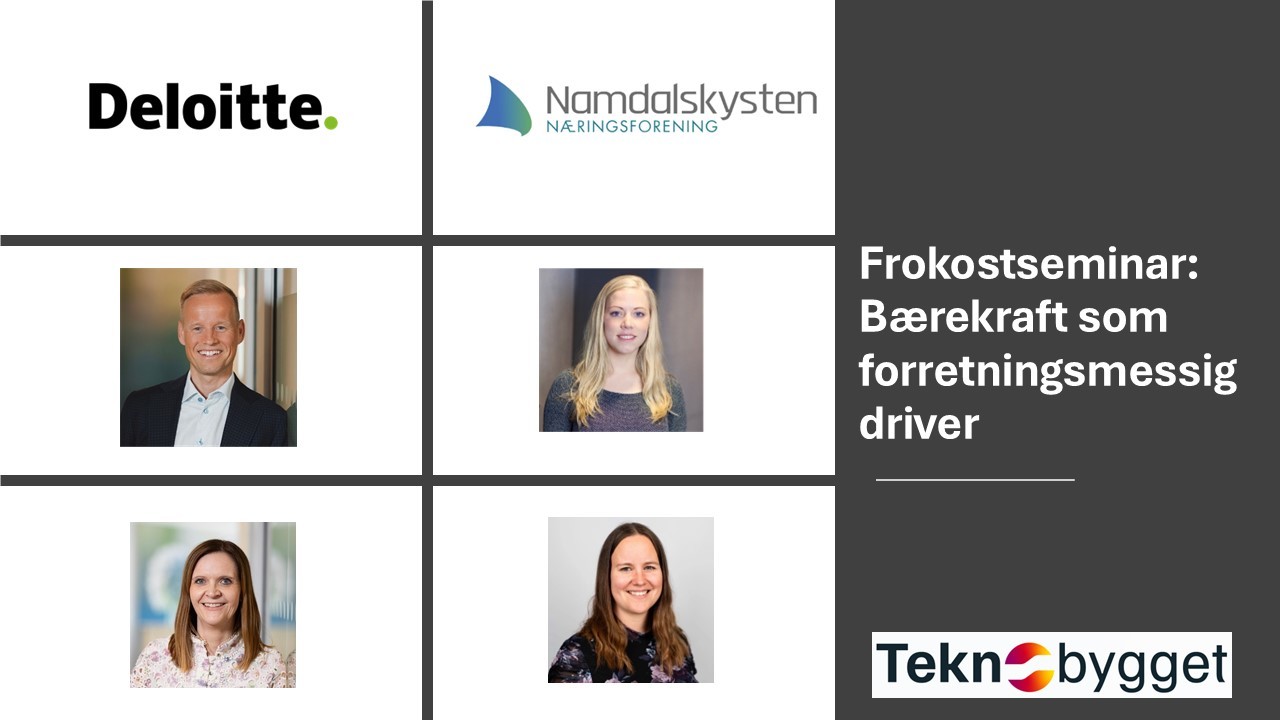 Frokostseminar: Bærekraft som forretningsmessig driver 
